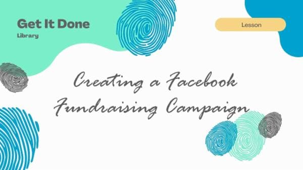 course | Creating a Facebook Fundraising Campaign